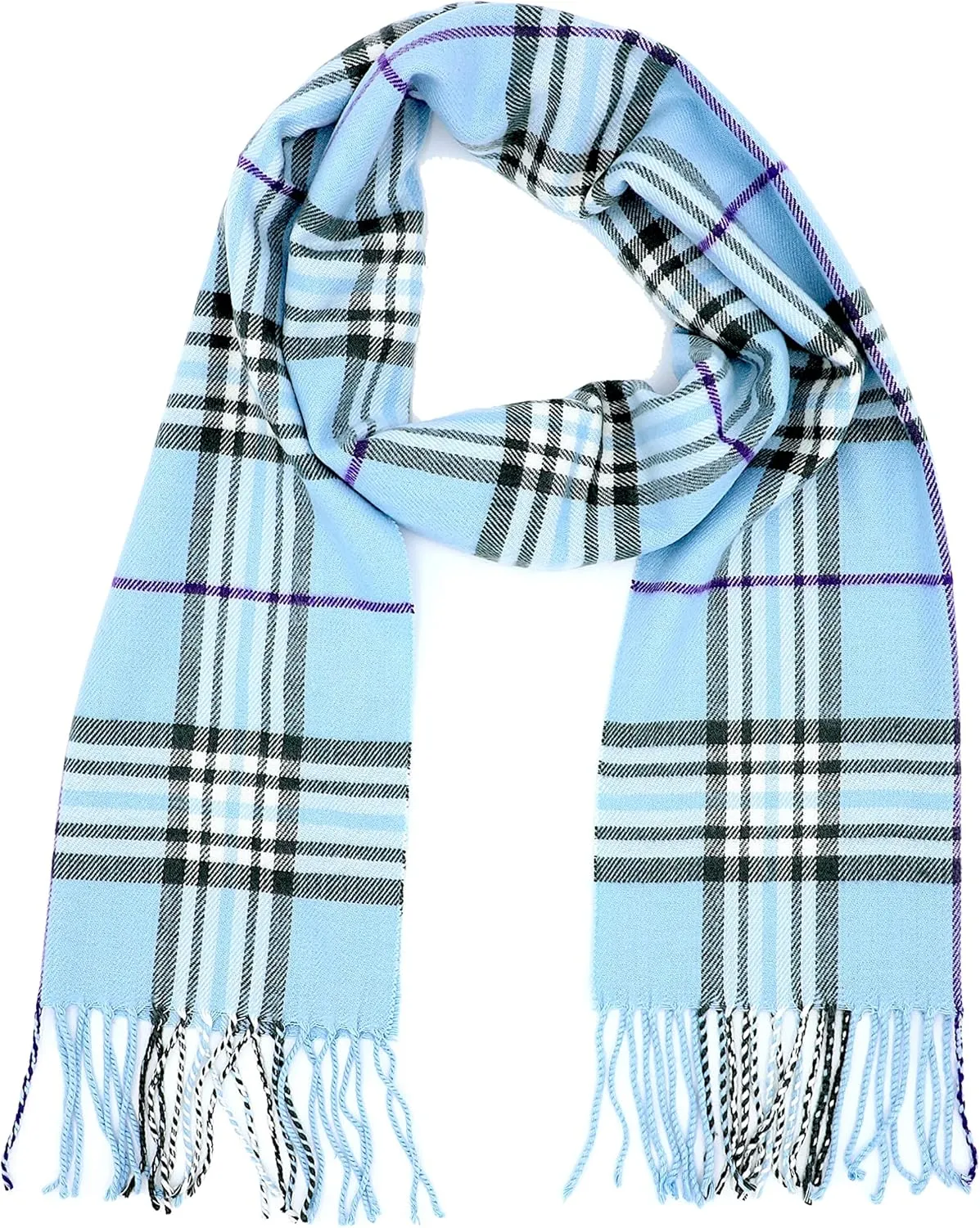 Achillea Soft & Warm Tartan Plaid Checked Cashmere Feel Winter Scarf Unisex