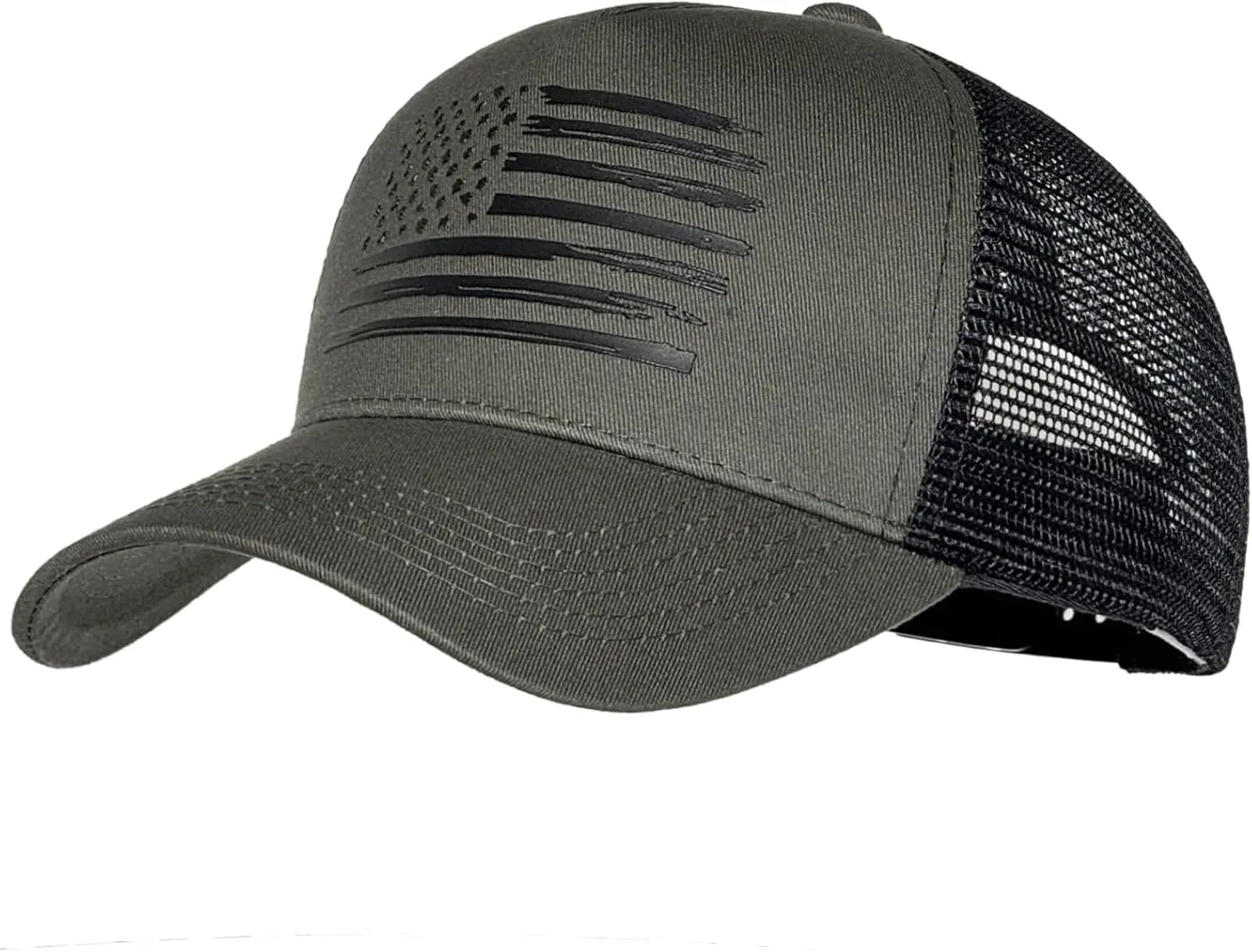 American Flag Trucker Hats, USA hat for Men and Women - Adjustale Baseball Cap, Outdoor Mesh Snap Back - for Daily Use