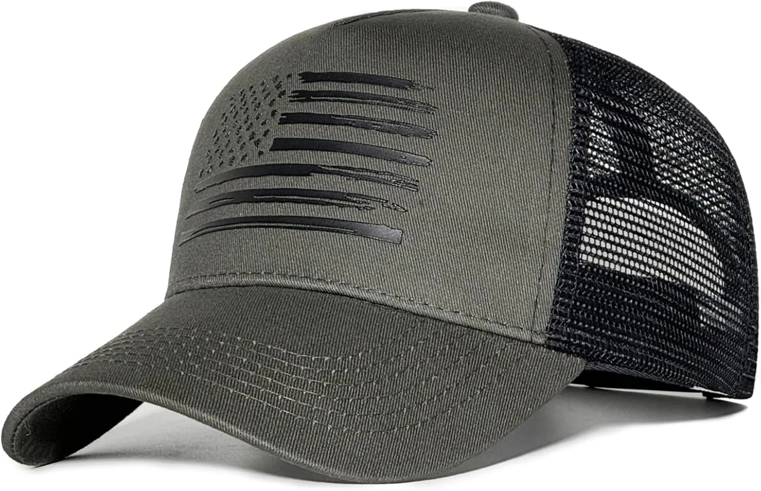 American Flag Trucker Hats, USA hat for Men and Women - Adjustale Baseball Cap, Outdoor Mesh Snap Back - for Daily Use
