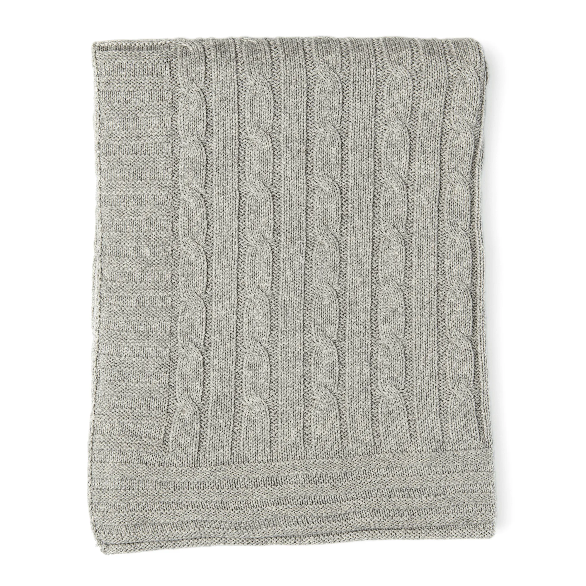 Baby Mode Knit Cable Baby Blanket