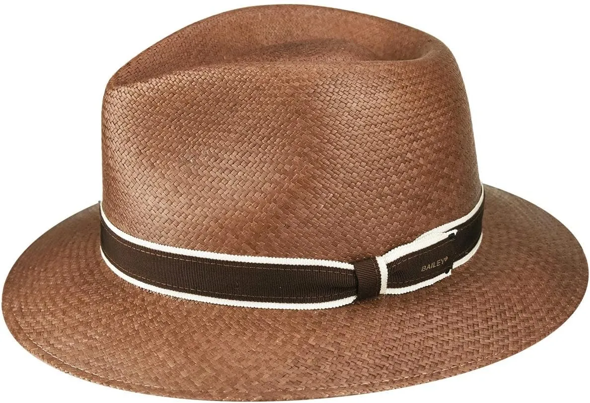 Bailey of Hollywood Brooks Panama Fedora - Mushroom/M Mushroom, Medium