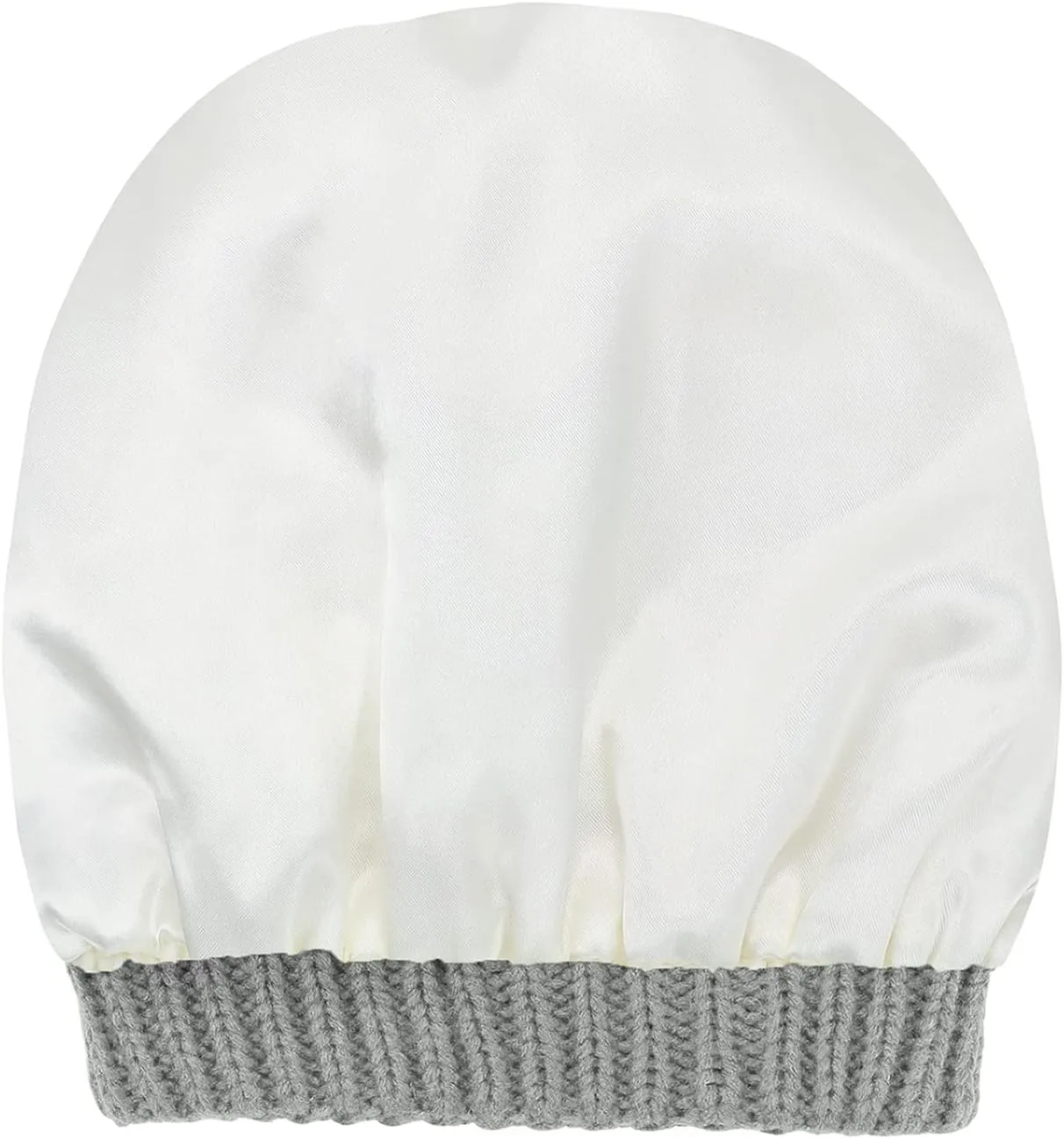 Beanies Women Satin Lined Beanie Winter Hats for Women Silk Lined Slouchy Beanie for Winter Warm Knit Cuffed Beanie Hat