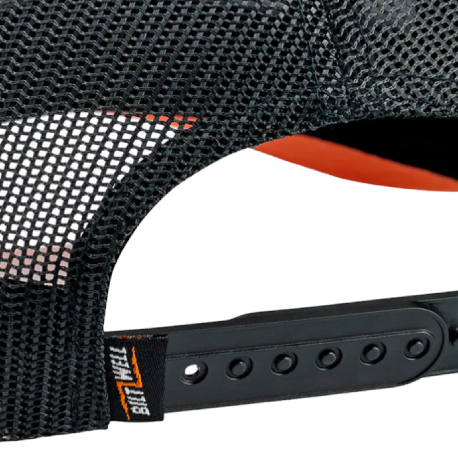 Biltwell Bolts 2 Snap Back - Black/White/Orange