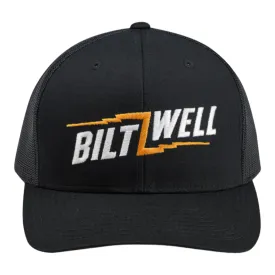 Biltwell Bolts 2 Snap Back - Black/White/Orange