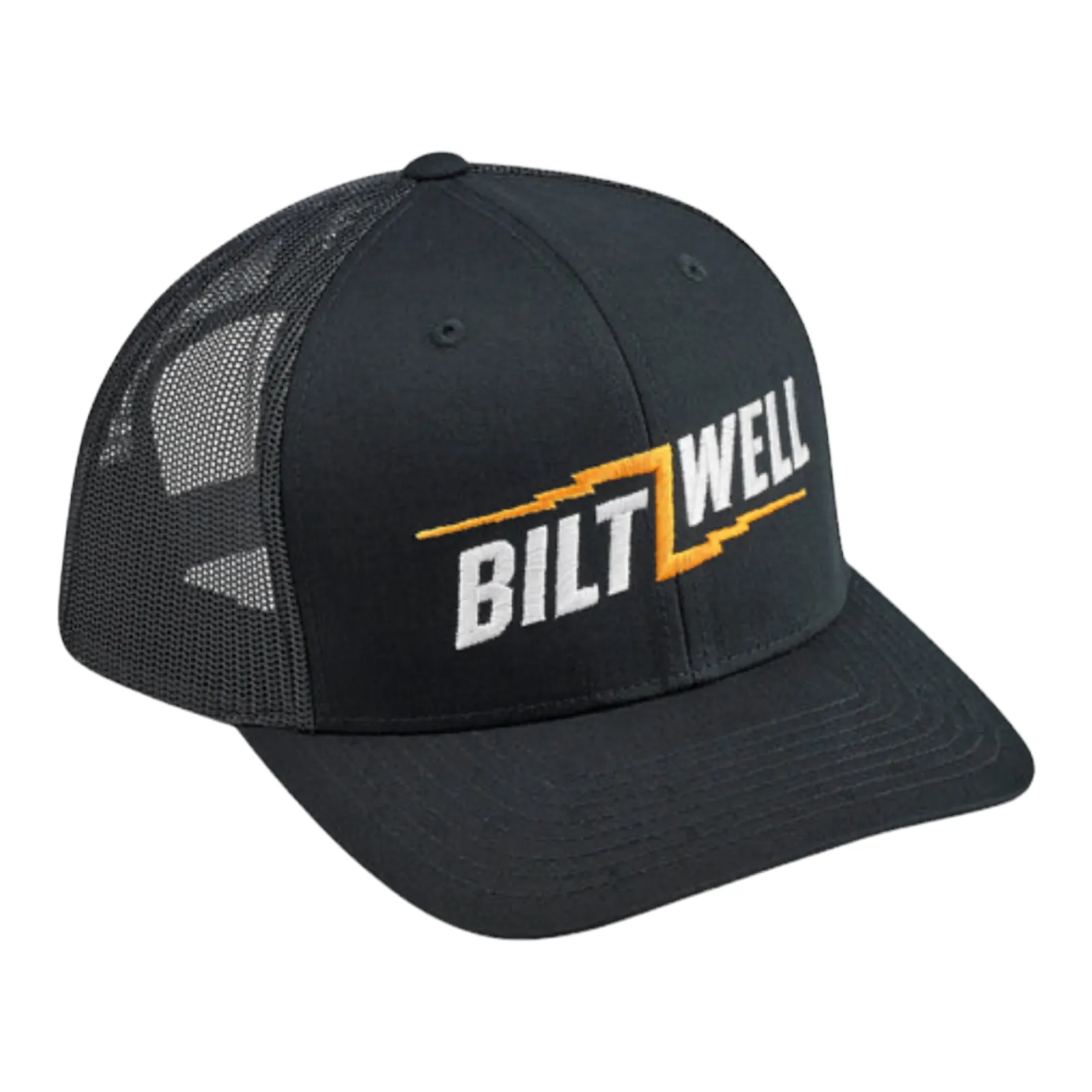 Biltwell Bolts 2 Snap Back - Black/White/Orange