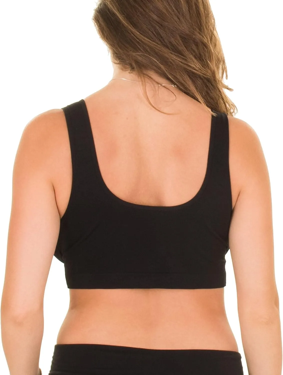 Caramel Cantina 4 Pack Nursing Maternity Womens Sleep Comfort Bralette Bra