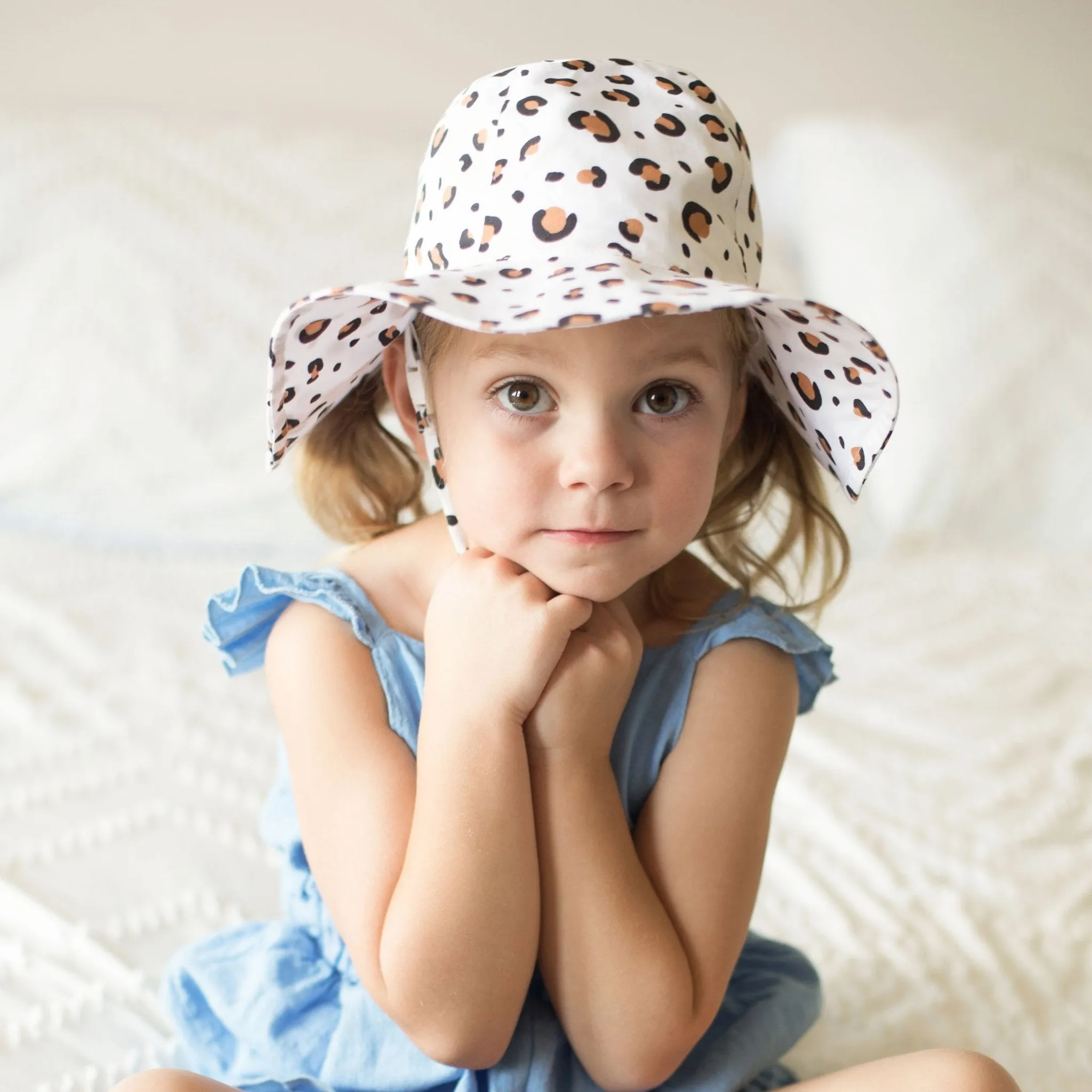 Cheetah Sunhat UPF 50  with Adjustable Breakaway Strap
