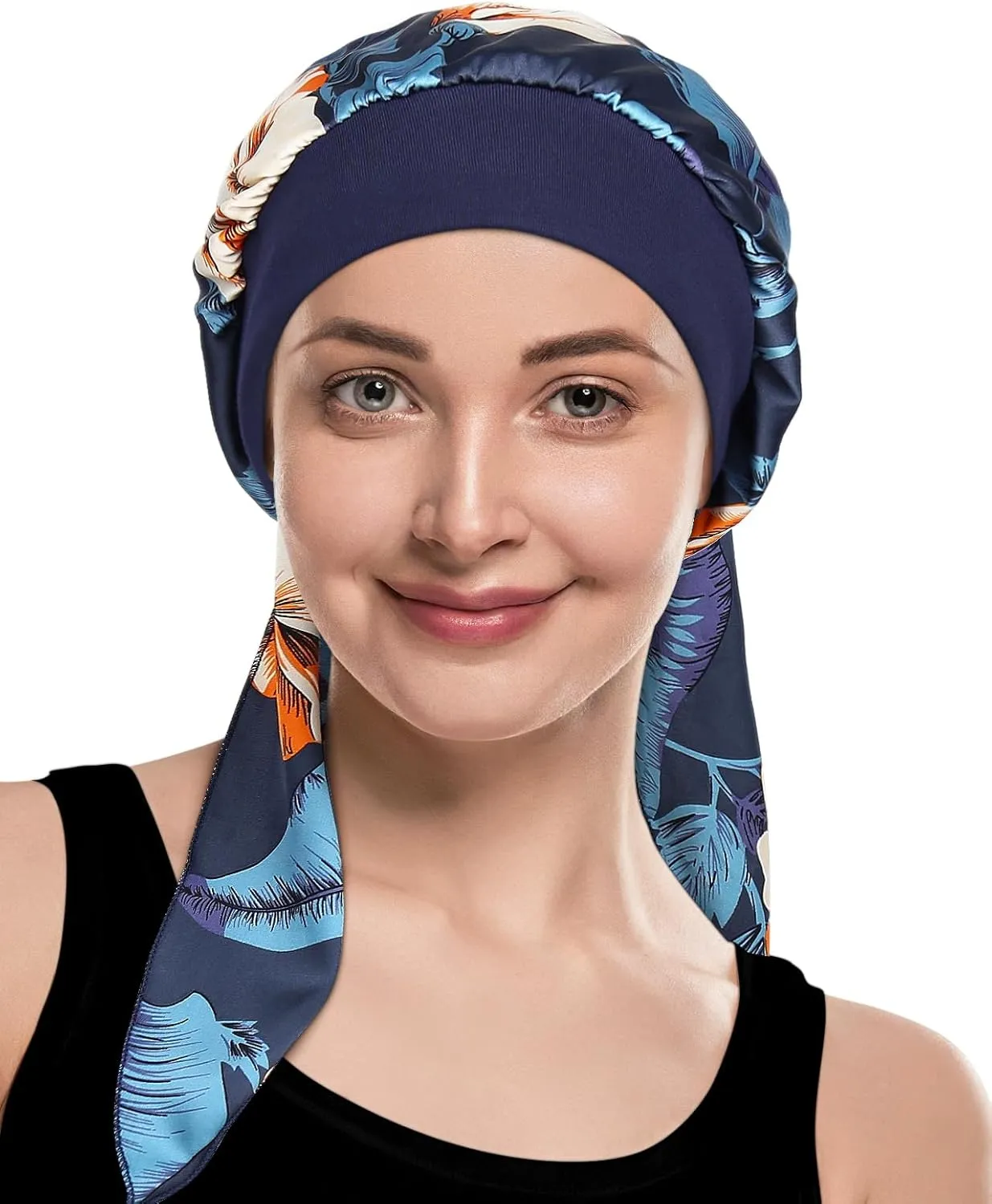 Chemo Head Scarf with Cap Stylish Cancer Headwear for Chemo Women