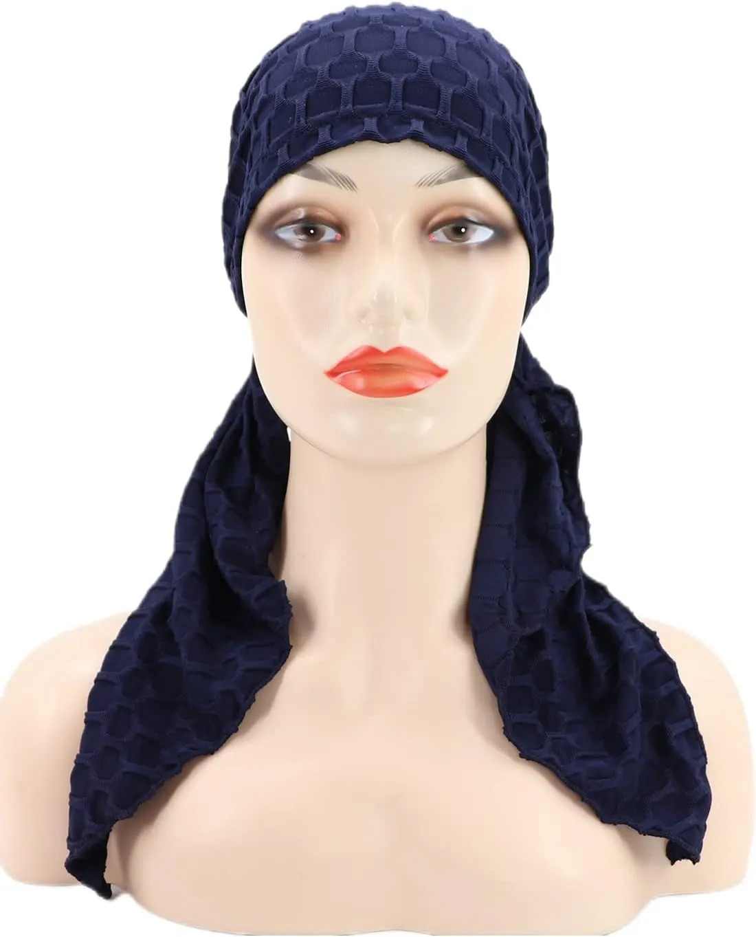 Coolwife Womens Chemo Cancer Turbans Cap Pre-Tied Hair Cover Wrap Hats Sleep Scarf Headwrap