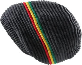 Cotton Rasta Knitted Beanie for Long Dreadlocks XXXL