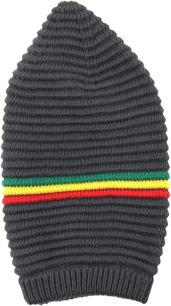 Cotton Rasta Knitted Beanie for Long Dreadlocks XXXL