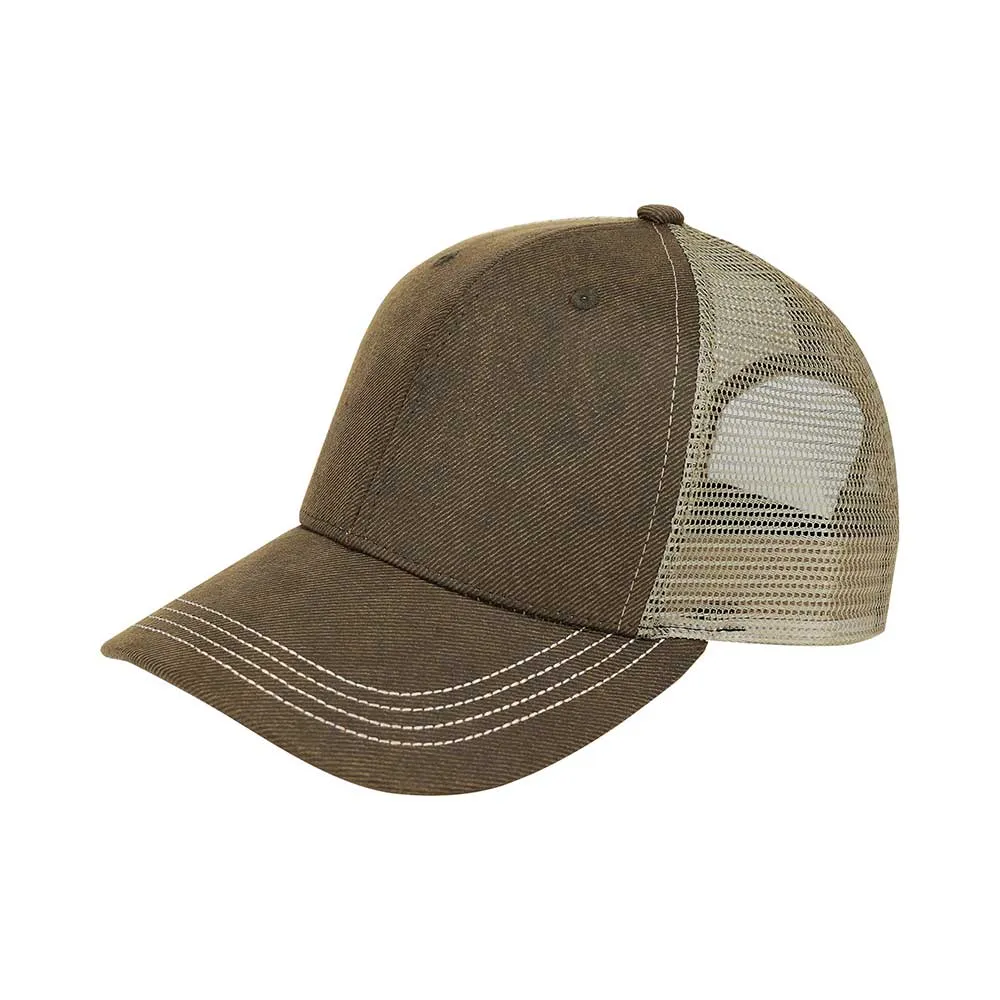 Customized Monogram Deluxe Waxed Cotton Trucker Cap