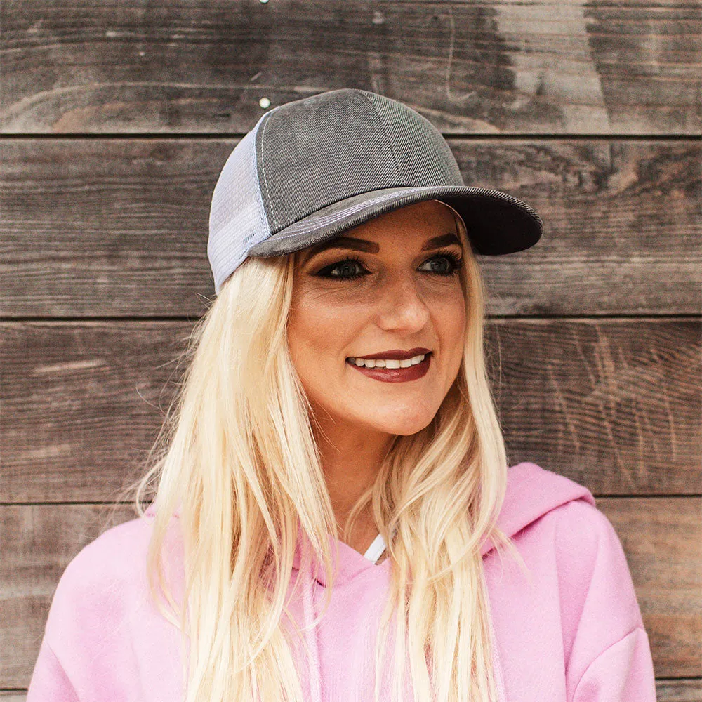Customized Monogram Deluxe Waxed Cotton Trucker Cap