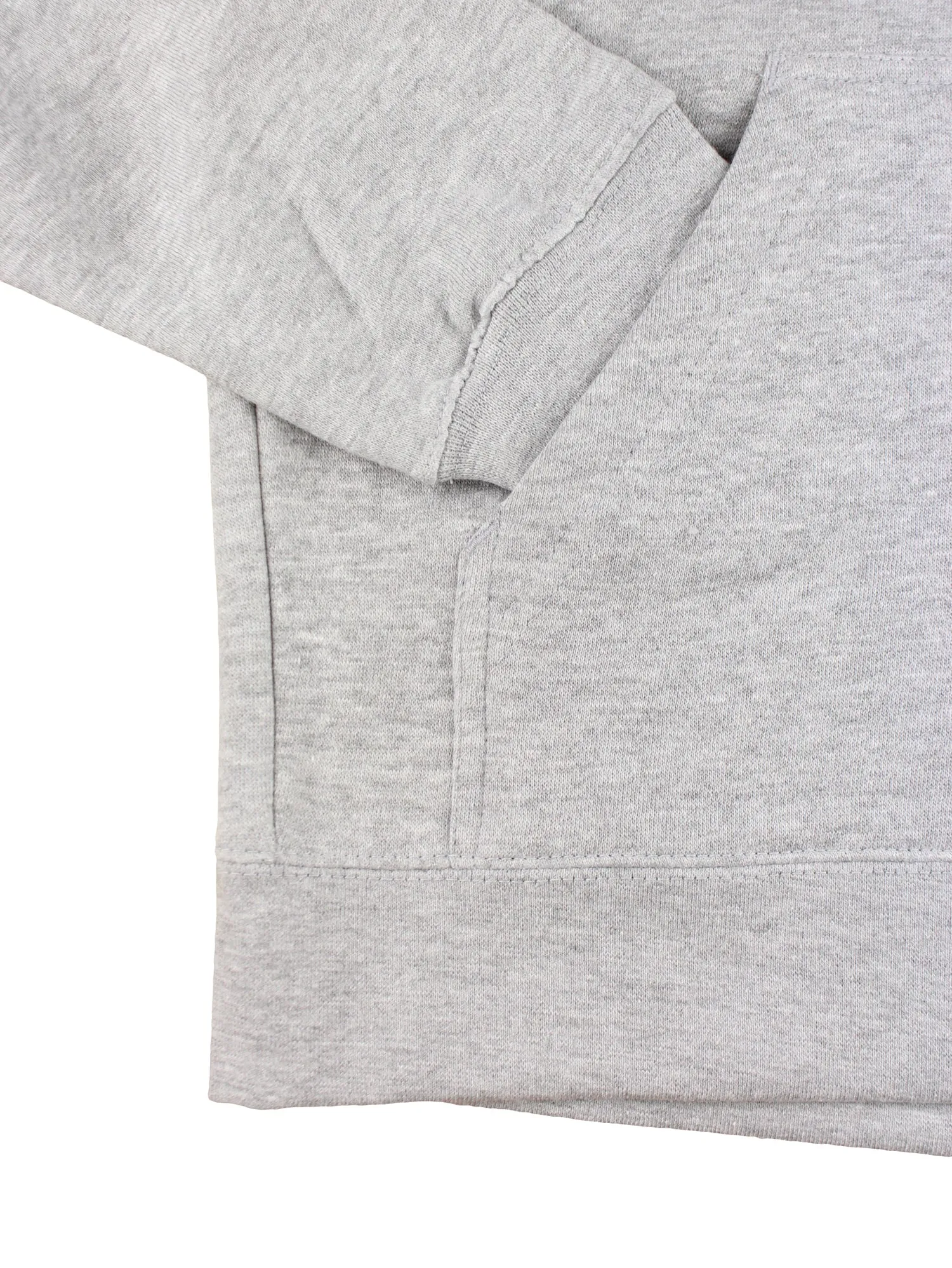 Denver Broncos NFL Football Men's Across the Middle Fleece Hoodie, Grey