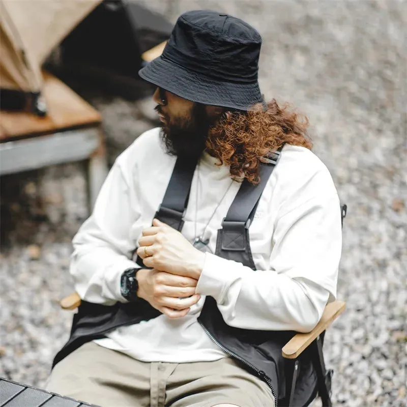 Dual-use Bucket Hat for Men - Portable Beach Sun Cap - Lightweight Fisherman's Hat
