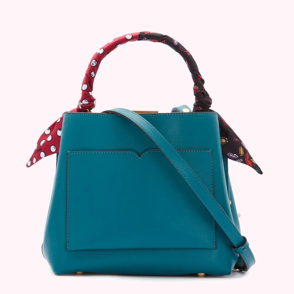 EMERALD MEDIUM TEXTURED LEATHER RUBY
