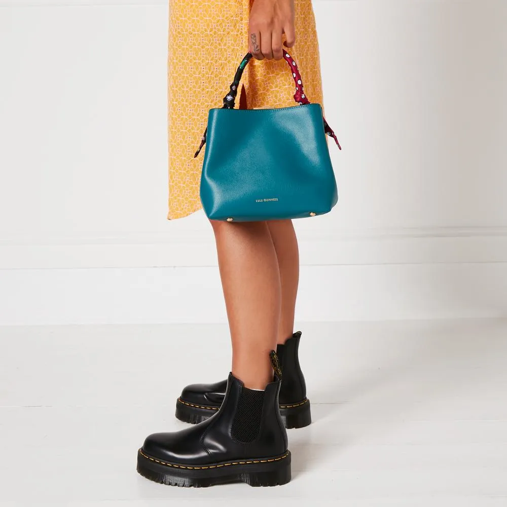 EMERALD MEDIUM TEXTURED LEATHER RUBY