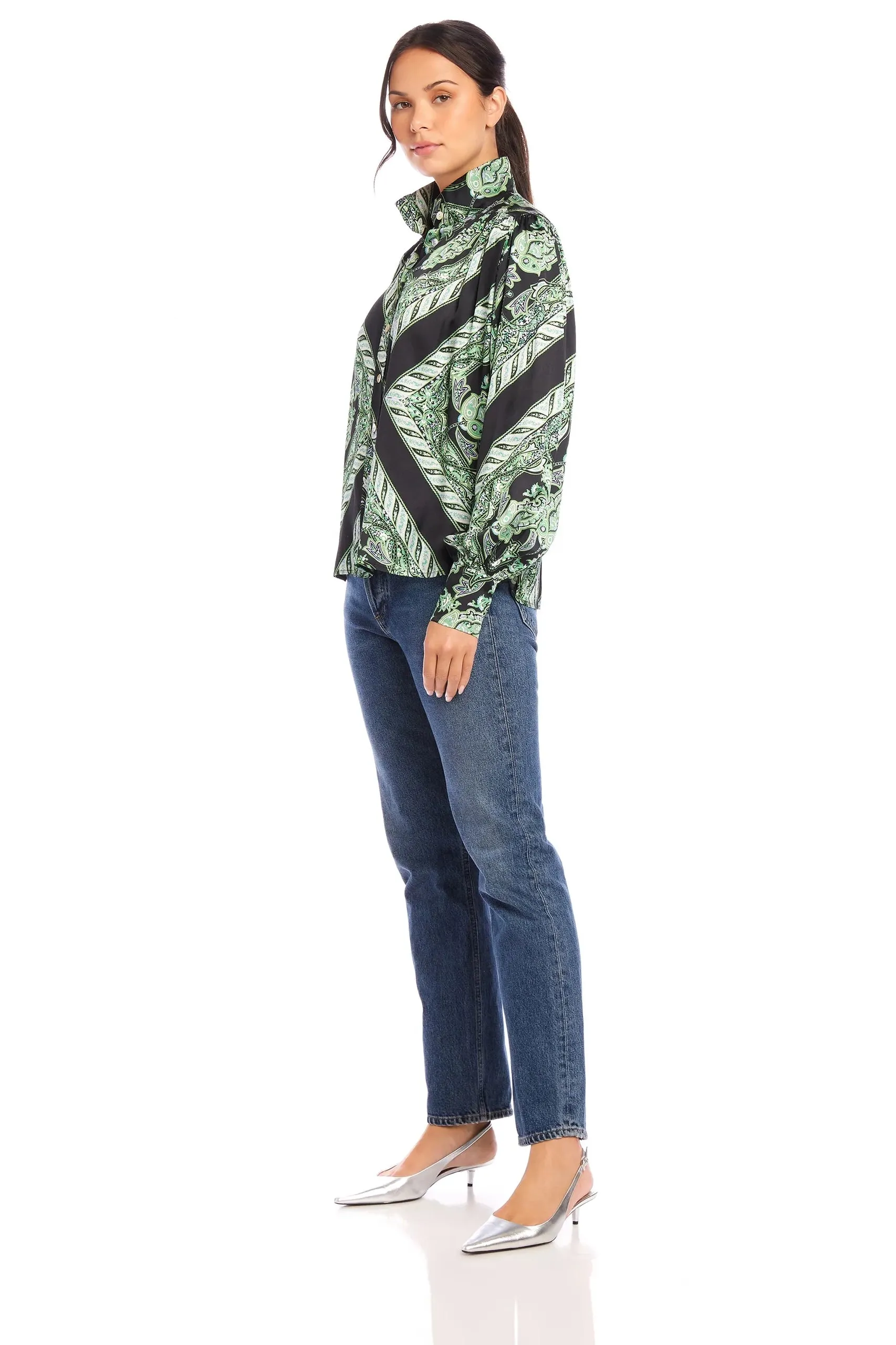 Fifteen Twenty Chloe Printed Blouse