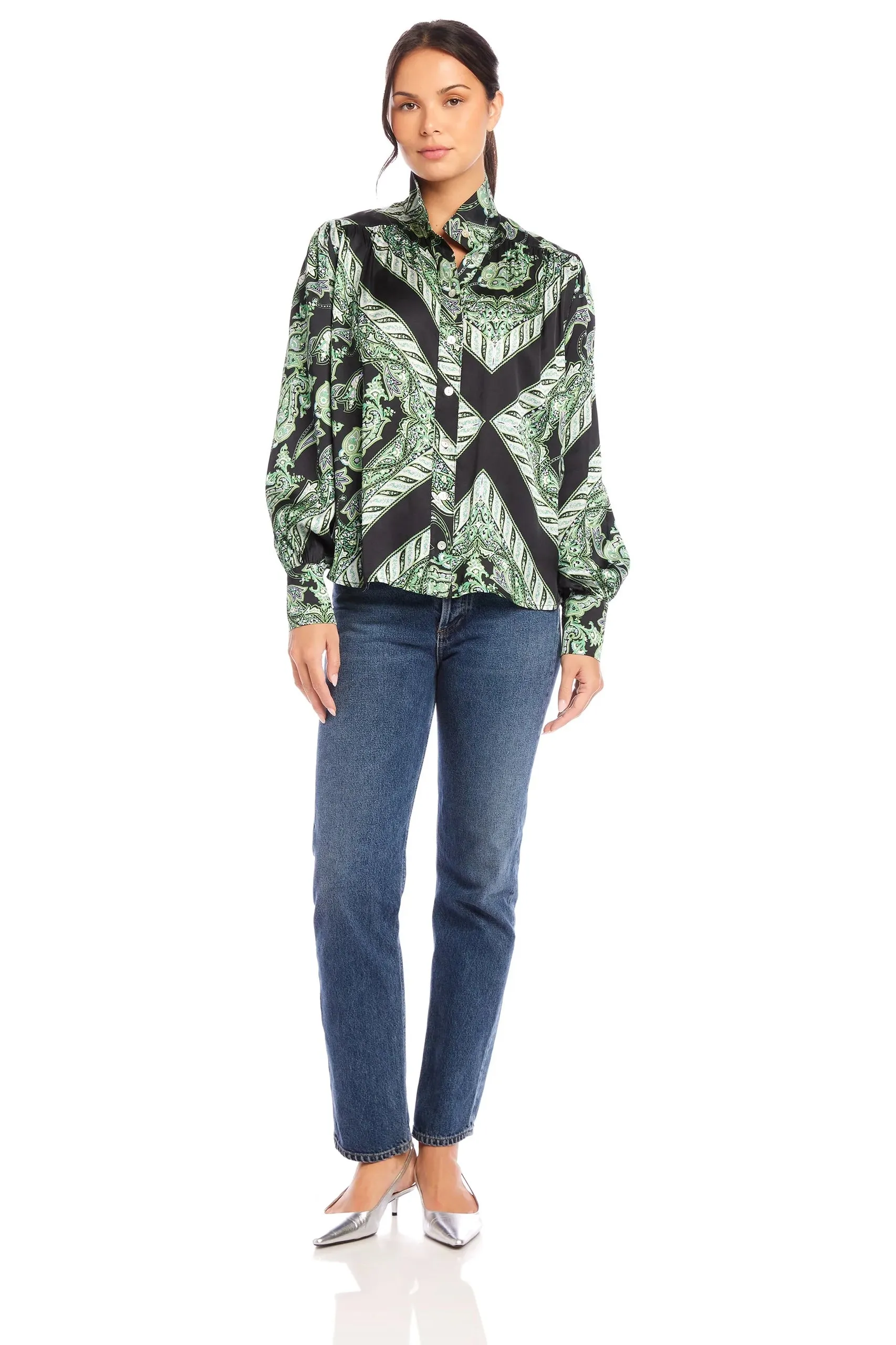 Fifteen Twenty Chloe Printed Blouse