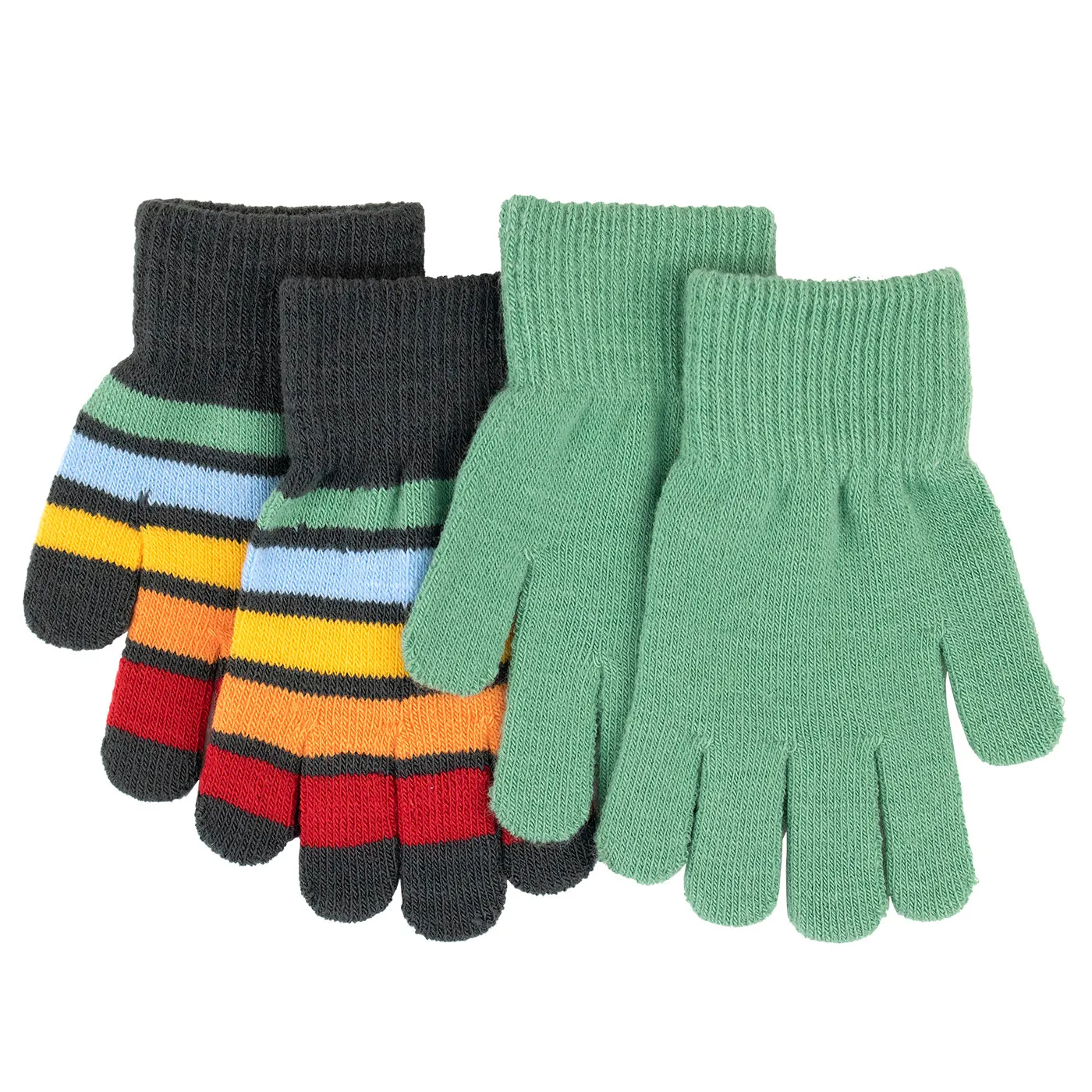 Knitted Magic Glove Set - Zermatt Stripe