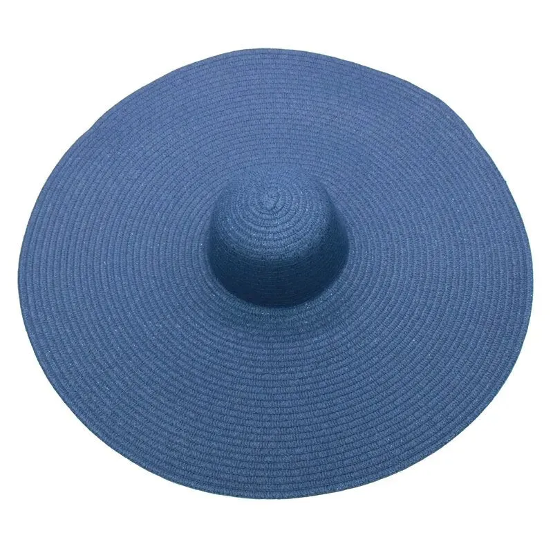 Large Sun Hat With Oversized Brim