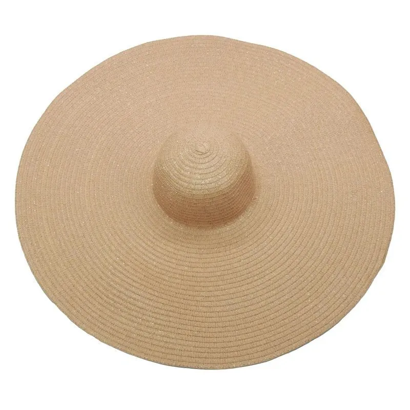 Large Sun Hat With Oversized Brim