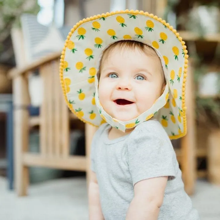 Pineapple Sunhat UPF 25  for Babies & Toddlers
