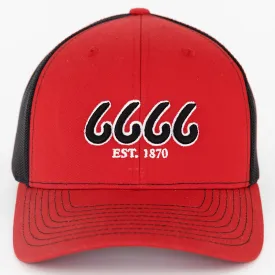 Red/Black Richardson 112 Trucker