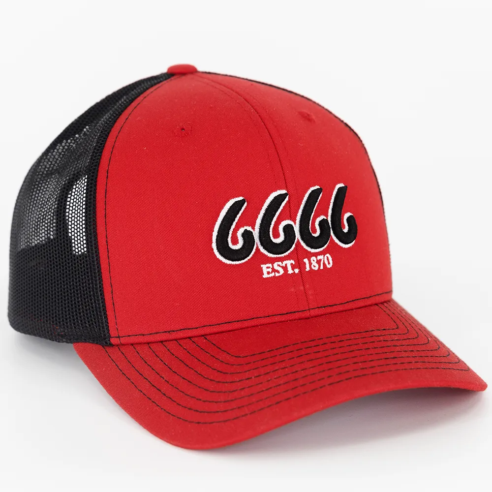 Red/Black Richardson 112 Trucker