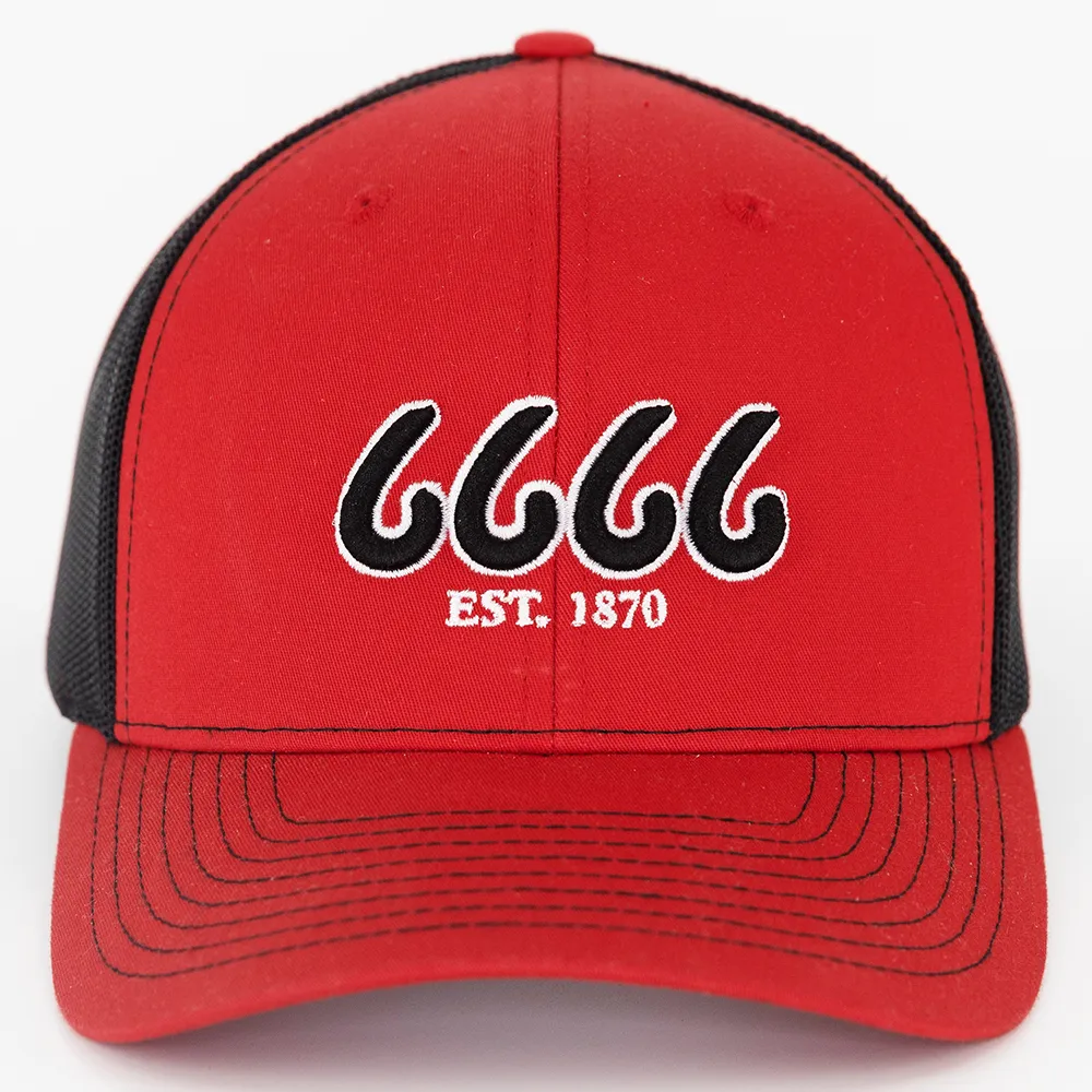 Red/Black Richardson 112 Trucker