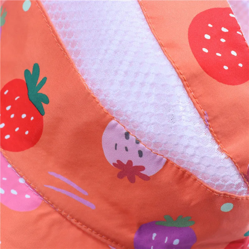 Sidiou Group Anniou Wholesale Children's Sun Protection Empty Top Hat Kids Fisherman Hat Big Brim Summer Thin Beach Hat