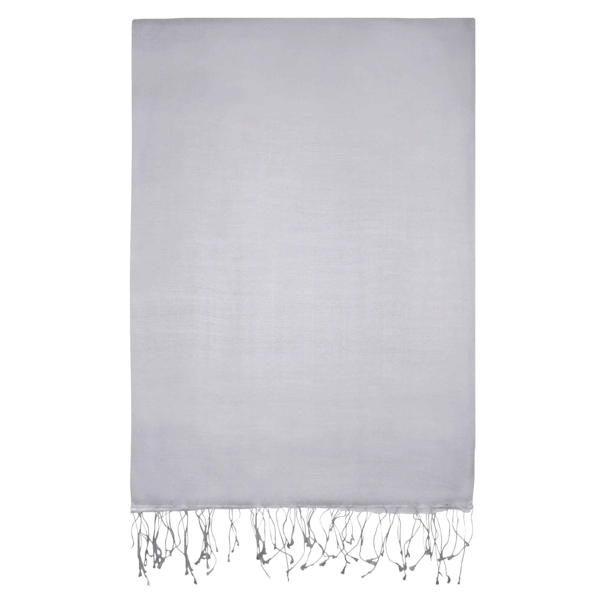 Silk Stole - Pale Grey