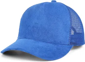 Suede Mesh Back Baseball Caps for Men Women Trendy Trucker Hats Dad Hat Sports Hat Breathable Snapback Hats 2025
