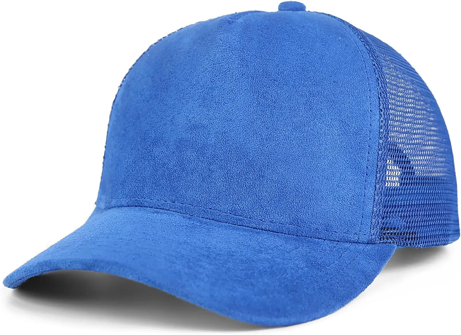 Suede Mesh Back Baseball Caps for Men Women Trendy Trucker Hats Dad Hat Sports Hat Breathable Snapback Hats 2025