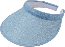 Sun Visors for Women Adjustable Cap Sports Sun Visors for MenClip-On Wide Brim Visor Hats