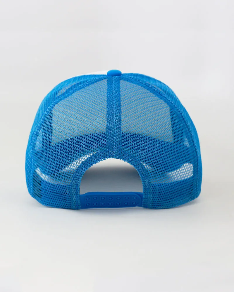 The Hat Depot - Sponge White Front Trucker Cap