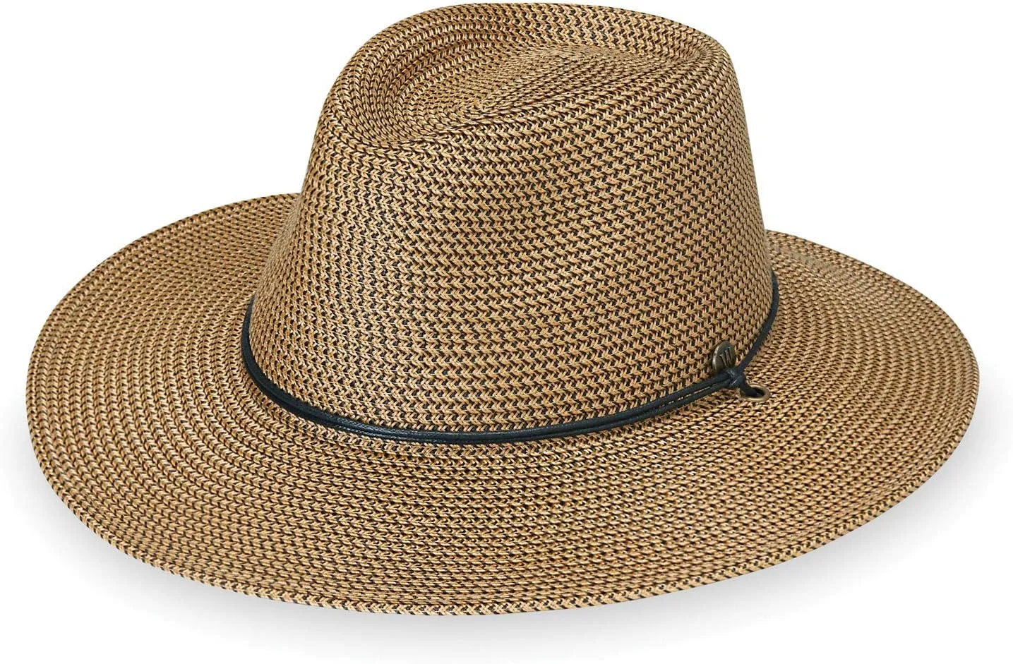 Wallaroo Hat Company Mens Logan Fedora  UPF 50  Sun Protection, Wide Brim, Packable, Chin Strap and Adjustable Sizing