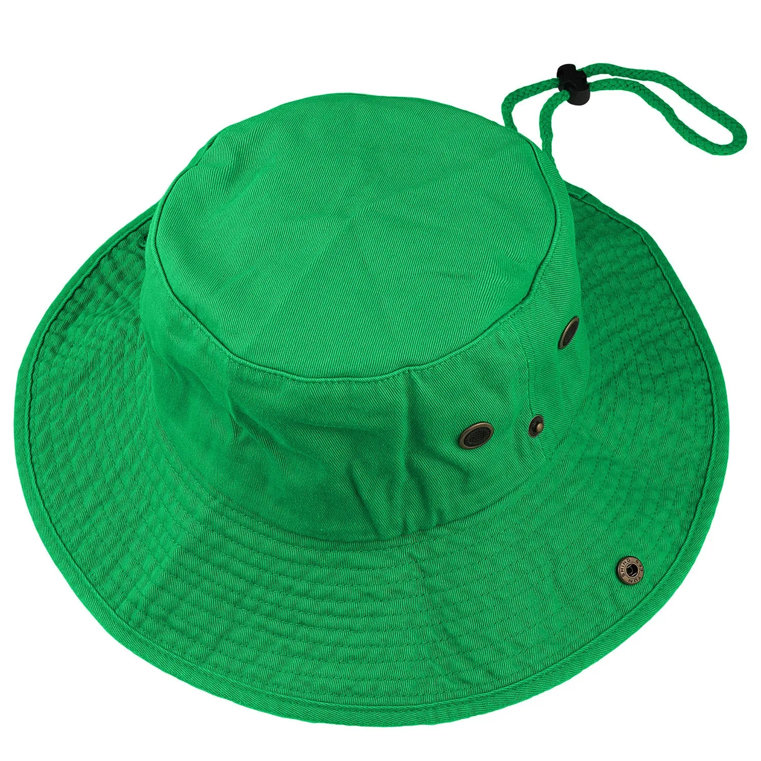 Wide Brim Boonie Hat - Kelly Green