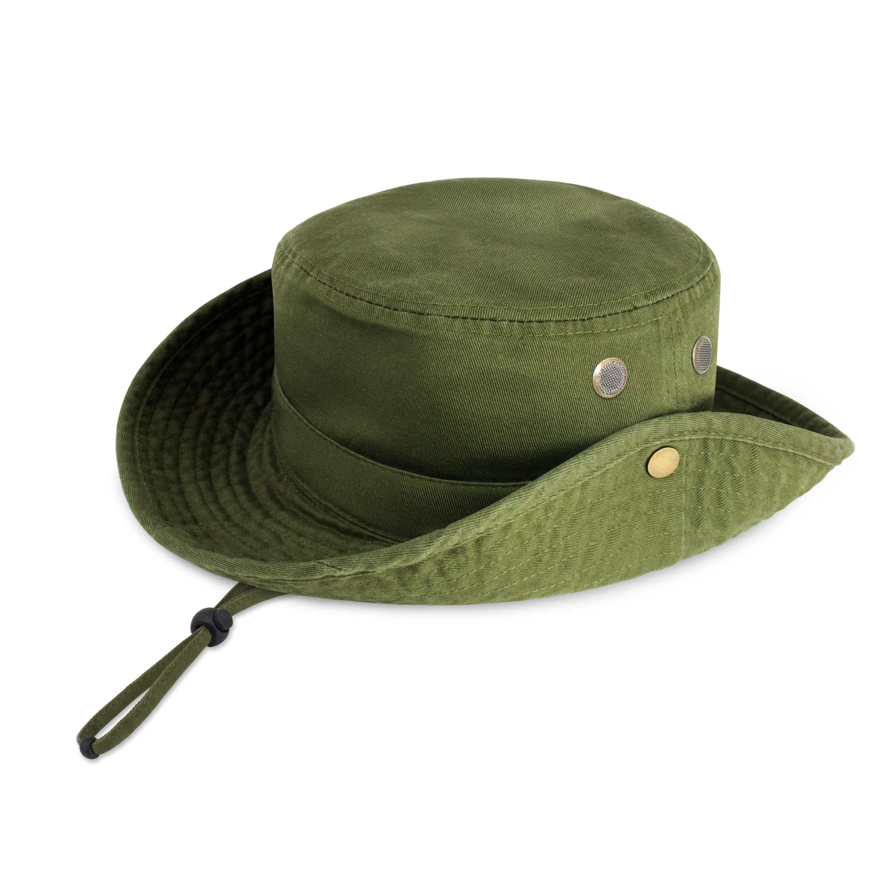 Wide Brim Bucket Hat