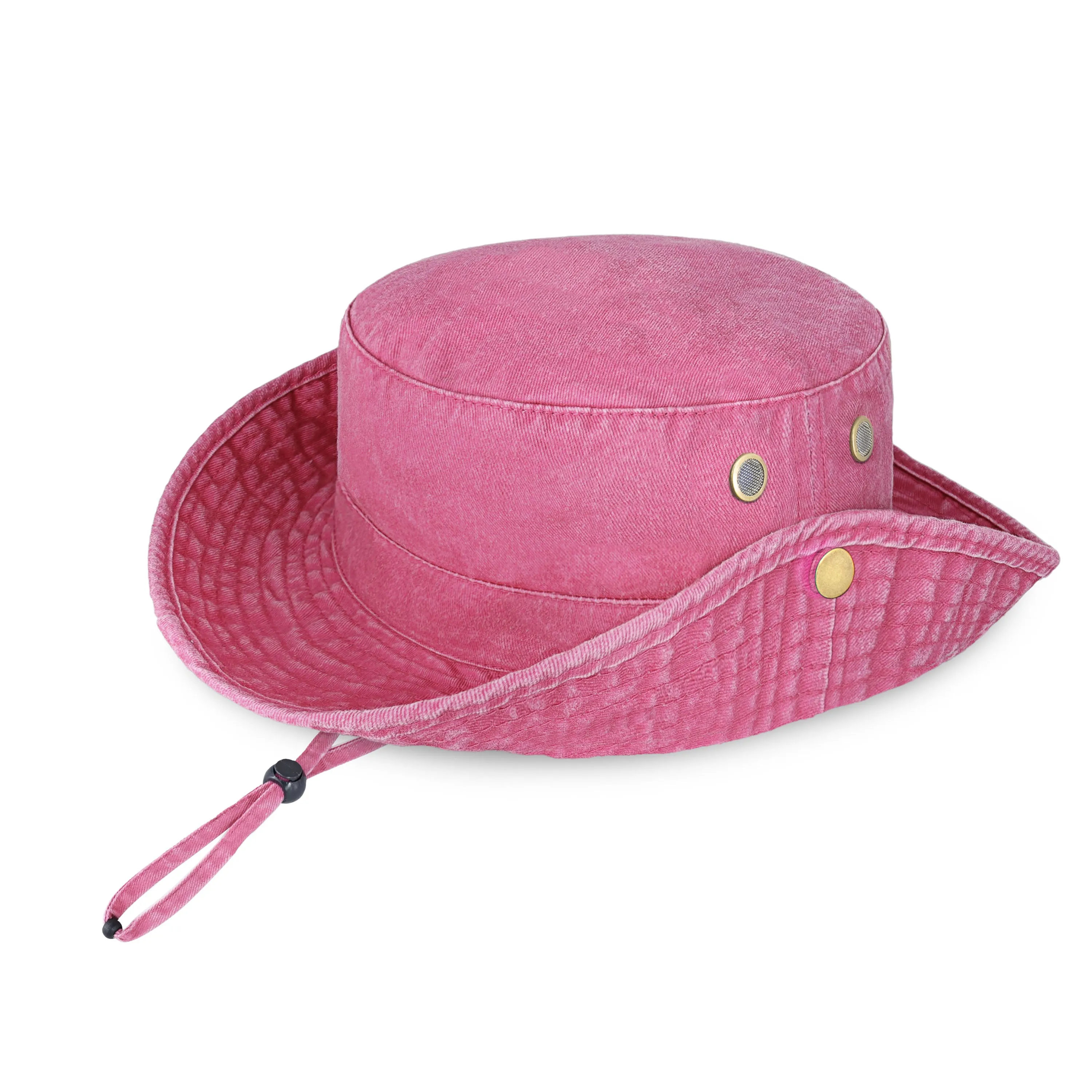Wide Brim Bucket Hat