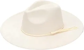 Wide Brim Suede Fedora Hats Unisex Classic Panama Hat Solid Retro Fedora 2025