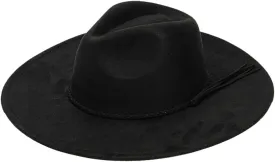 Wide Brim Suede Fedora Hats Unisex Classic Panama Hat Solid Retro Fedora 2025