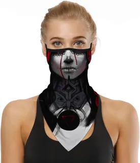 YAYOUREL Neck Gaiter Face Mask Covering Bandanas for Men Women Summer UV Face Scarf Mask Cover Facemask Balaclava Headbands