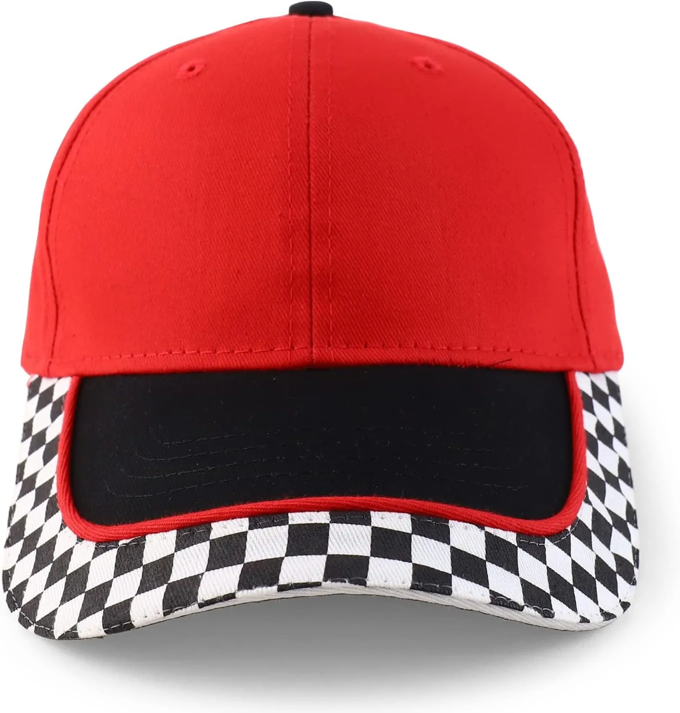 Youth Size Racing Flag Theme Cotton Baseball Cap